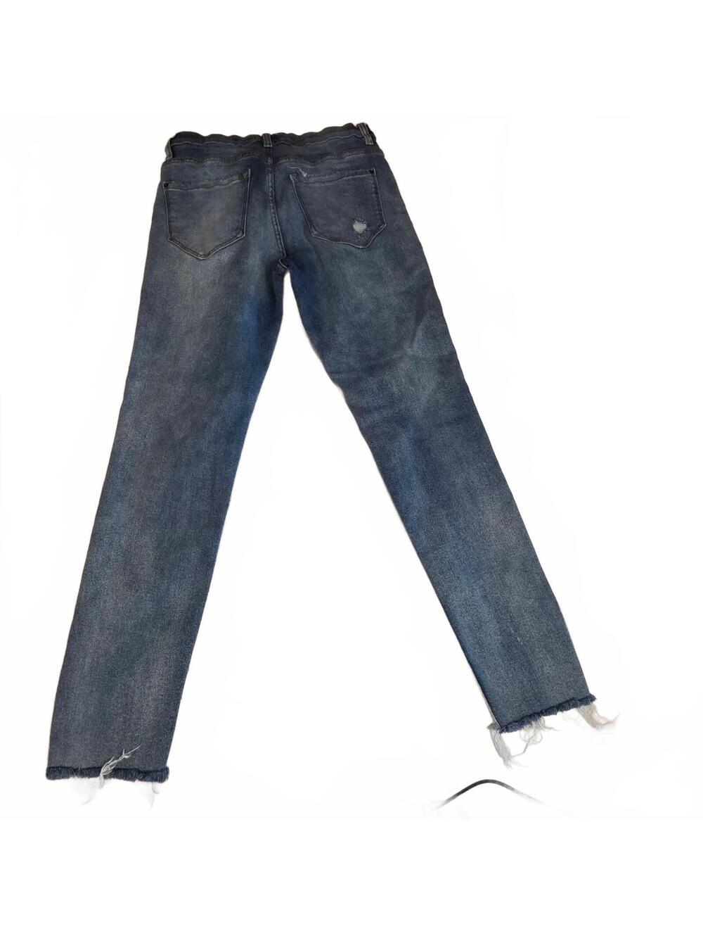 Kensie Vintage Luxe High Rise Skinny Raw Hem Ankle Denim size 26 - Picture 2 of 11